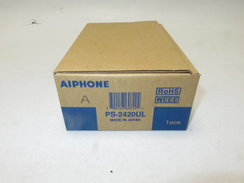 Aiphone Corporation PS-2420UL 24V DC, 2A Power Supply for AX, GT, IM, JM, KB, MC