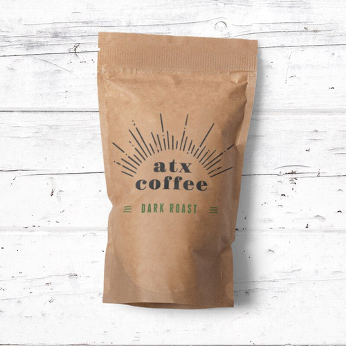 Single 16oz bag of ATX Dark Roast coffee.