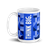 Think Big slogan mug with handle pointing left.