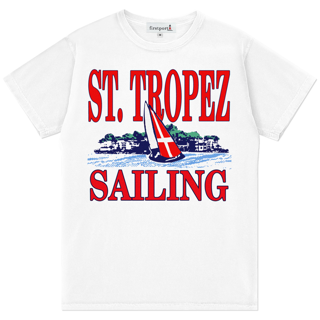 Saint Tropez Sailing T-shirt - white - firstport