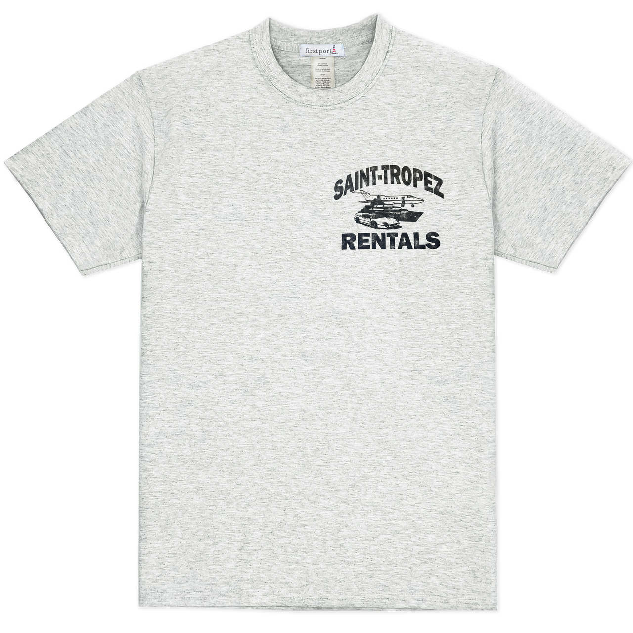 St. Tropez Luxury Rentals T-Shirt - Grey