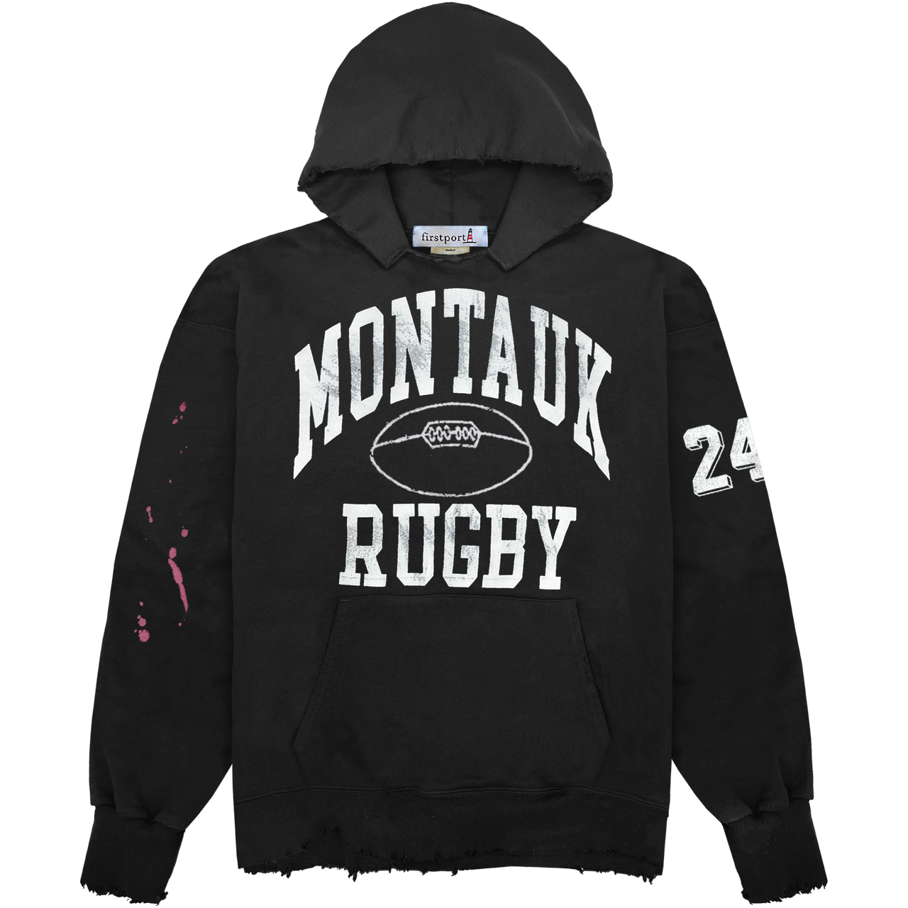 Montauk Rugby '24 Rugged Hoodie - Black - firstport