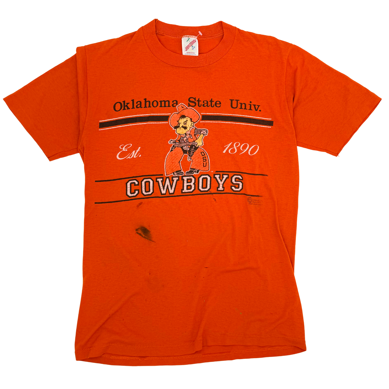 Chemise Columbia PFG Oklahoma State Cowboys - Orange Vichy - Taille L - Homme