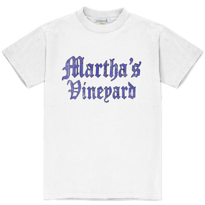 Martha's Vineyard Spell-out T-shirt - White