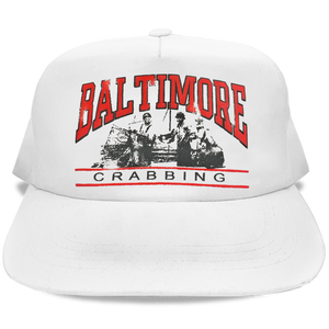 Baltimore Crabbing Cap - White