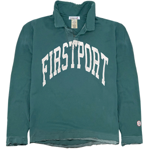 Arch Polo Collar Sweatshirt - Pine Arch Polo Collar Sweatshirt - Pine