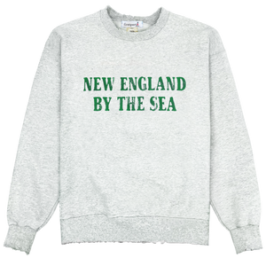 New England by the Sea��� Rugged Crewneck - Ash