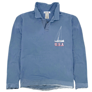 USA Sail Polo Collar - Ice Blue USA Sail Polo Collar - Ice Blue