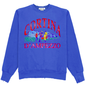 Cortina D'Ampezzo Crewneck - Royal