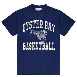 Oyster basketball T-Shirt - Navy