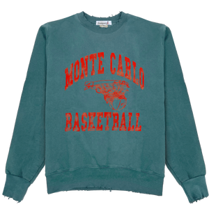 Monte Carlo Basketball Crewneck - Cactus