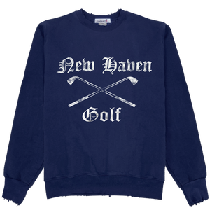 New Haven Golf Crewneck - Navy