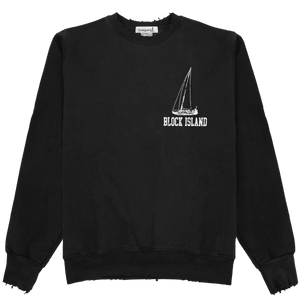 Block Island Sail Essential Sweatshirt - Black