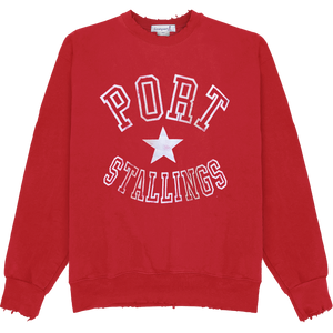 (Pre-Order) Lunden & Olivia Port Stallings Crewneck - Red