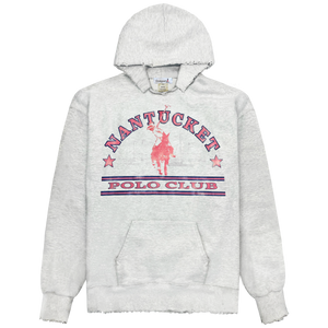 Nantucket Polo Club Hoodie - Ash