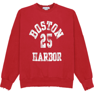 Boston Harbor Crewneck - Red Boston Harbor Crewneck - Red