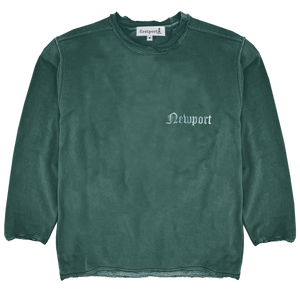 Weathered Series Newport Crewneck - Blue Spruce Weathered Series Newport Crewneck - Blue Spruce