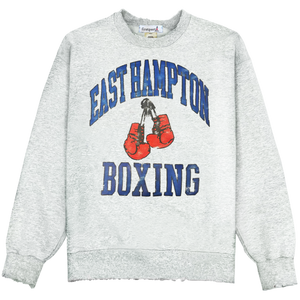 East Hampton Boxing Crewneck - Ash East Hampton Boxing Crewneck - Ash
