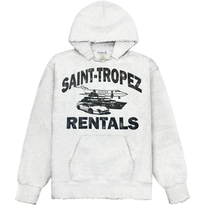 Saint Tropez Rentals Rugged Hoodie - Ash Saint Tropez Rentals Rugged Hoodie - Ash