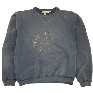 80s Club Monaco faded Crewneck Sweatshirt - Size: Large 80s Club Monaco faded Crewneck Sweatshirt - Size: Large