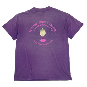 80s- 90s Montauk Wines & Liquors T-shirt- Size: Large 80s- 90s Montauk Wines & Liquors T-shirt- Size: Large