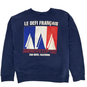 1992 Le Defi Francais America's Cup Crewneck- Size: XL 1992 Le Defi Francais America's Cup Crewneck- Size: XL