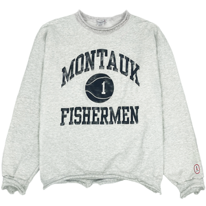 Montauk Fisherman roll neck Sweatshirt - Ash