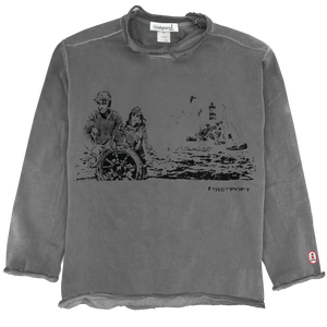 Sebastian & Lucia Crewneck - Coal