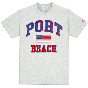 Port Beach T-Shirt - Ash Port Beach T-Shirt - Ash