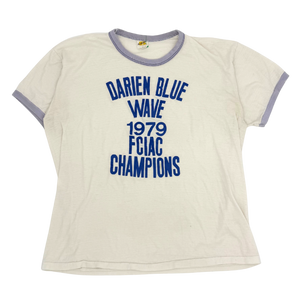 70s Darien FCIAC Champions T-Shirt - Size: M 70s Darien FCIAC Champions T-Shirt - Size: M