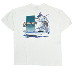 90s Hatteras Fishing Team Pocket Tee- Size: XL 90s Hatteras Fishing Team Pocket Tee- Size: XL