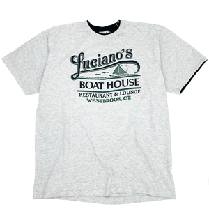 90s Luciano's Boathouse Westbrook, CT Tee - Size: XL 90s Luciano's Boathouse Westbrook, CT Tee - Size: XL