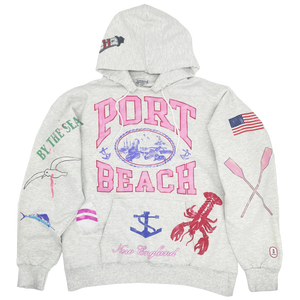 Port Beach Morning Hoodie - Ash