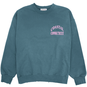 Coastal Connecticut essential Crewneck - Cactus