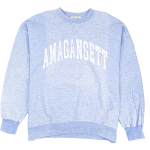 Amagansett Overdye Crewneck - Blue Heather Amagansett Overdye Crewneck - Blue Heather