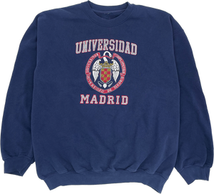 Vintage University of Madrid Sweatshirt - Size: XL