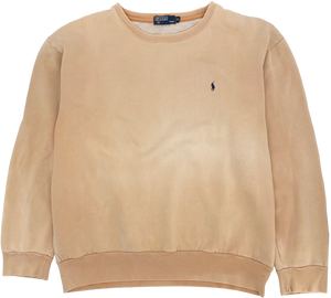 Vintage Polo Ralph Lauren Crewneck in sunfaded taupe - Size: XL