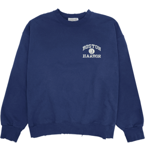 Boston Harbor Essential Crewneck - Navy
