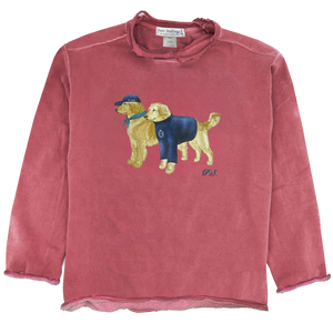 Firstport x Lunden & Olivia Retrievers Crewneck - Crimson (PRE-ORDER)