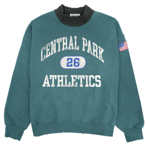 Central Park Athletics Mock Neck - Teal