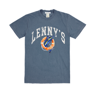 Lenny's Fish T-shirt  - Dark Denim