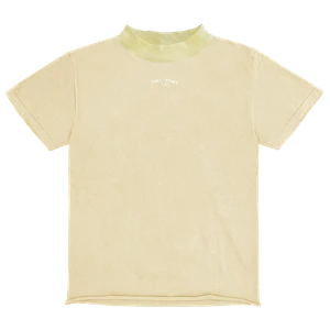 FP YACHT CLUB Mini Mock neck T-shirt - Yellow/Cream