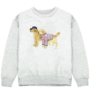 Firstport x Lunden & Olivia Port Stallings Retrievers Crewneck - Ash