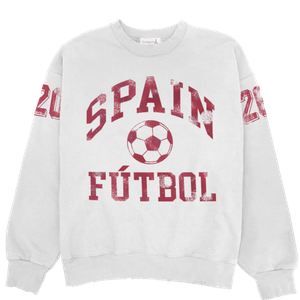 Spain Futbol 2026 Crewneck - White