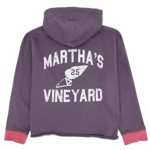 (RESTOCK) - Martha's Vineyard Track & Field Hoodie- Grape
