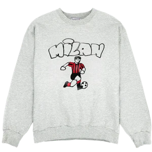 Milan Calcio Crewneck - Ash