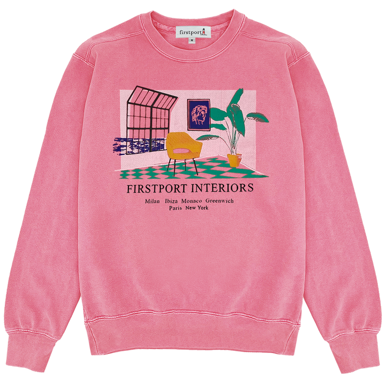 Firstport Interiors Crewneck - Salmon