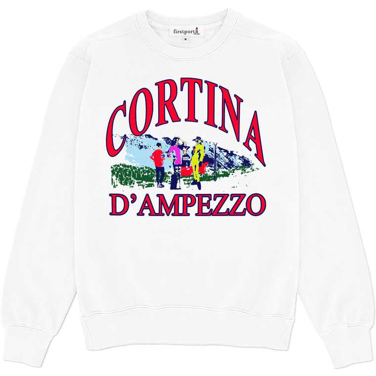 Cortina D'Ampezzo Crewneck - White