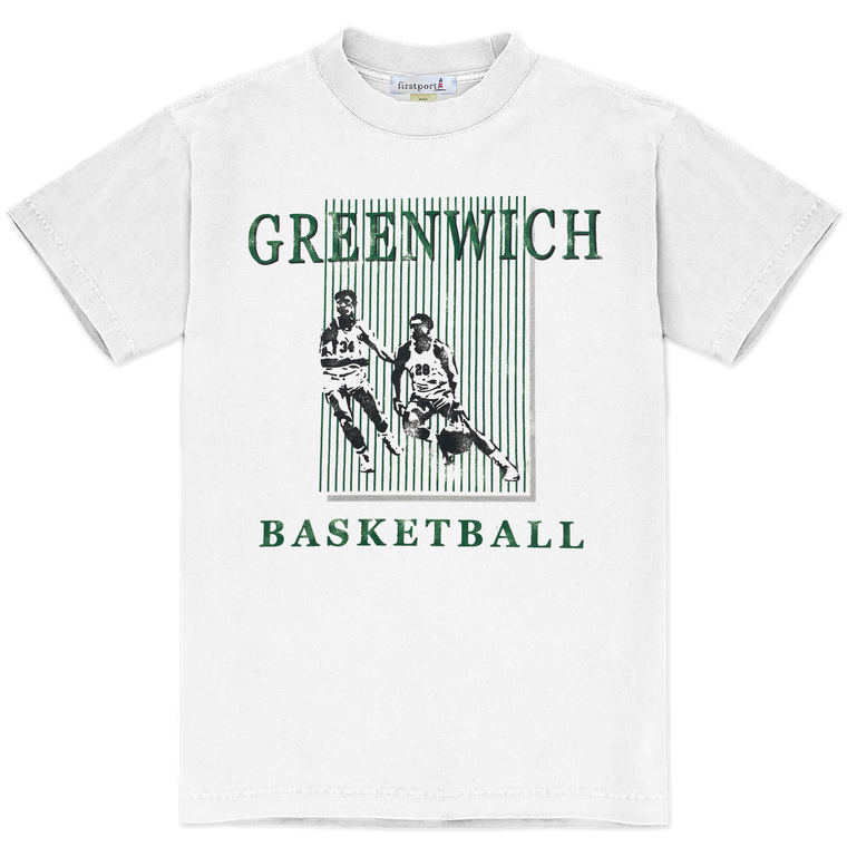Greenwich Basketball T-Shirt - White