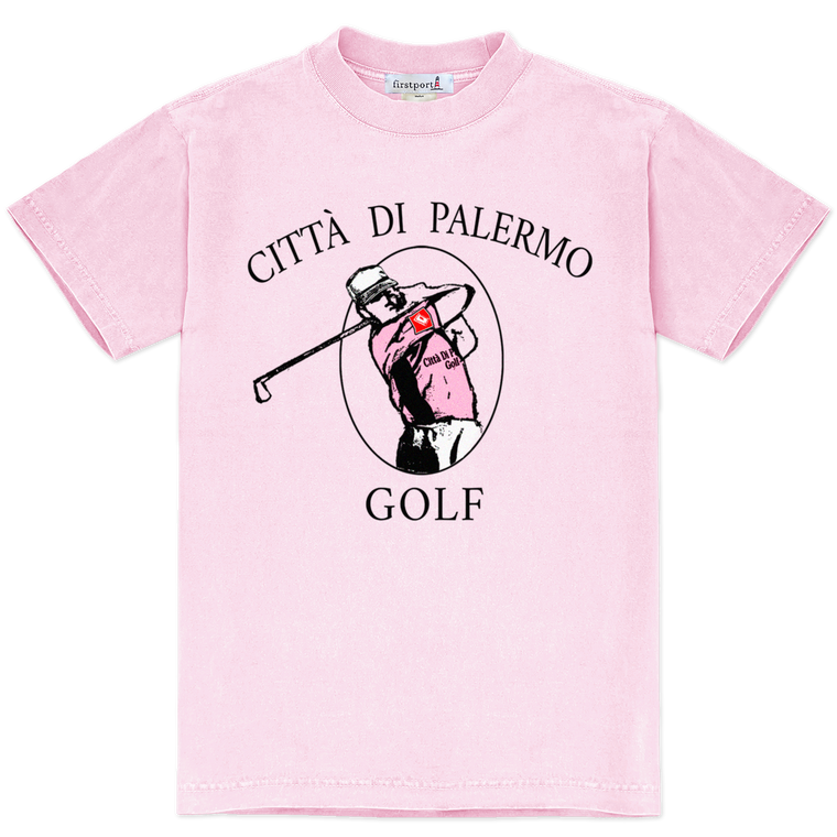 Citta Di Palermo Golf T-Shirt - Pastel Pink